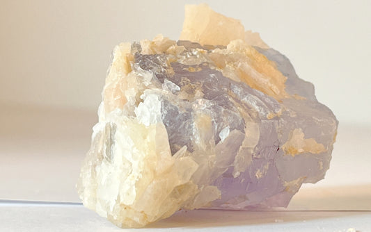 Blue Fluorite w/ Barite 89 - Bingham, NM