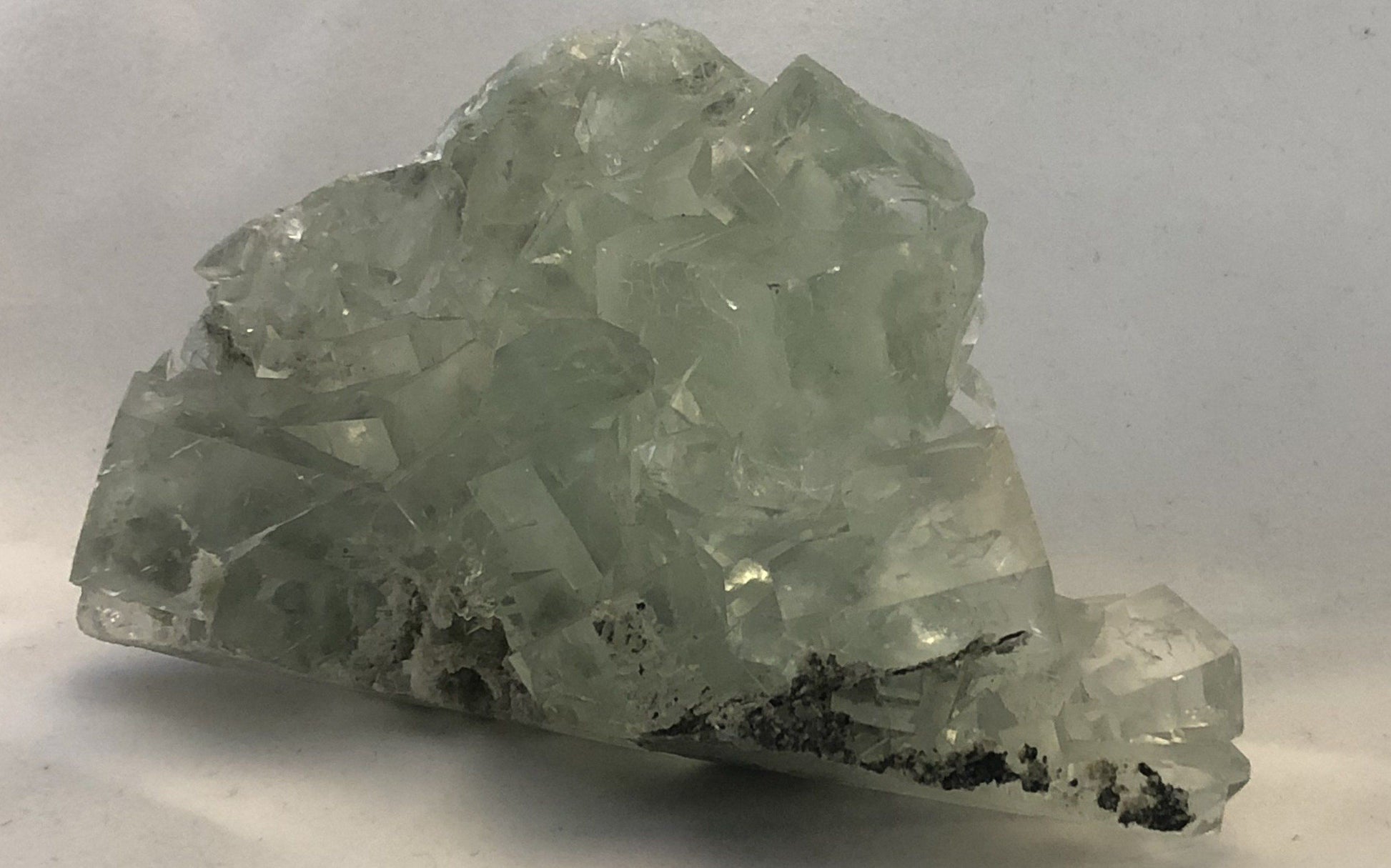 Green Fluorite 3 from the Xianghualing-Xianghuapu Mines, Hunan, China | Of Coins & Crystals