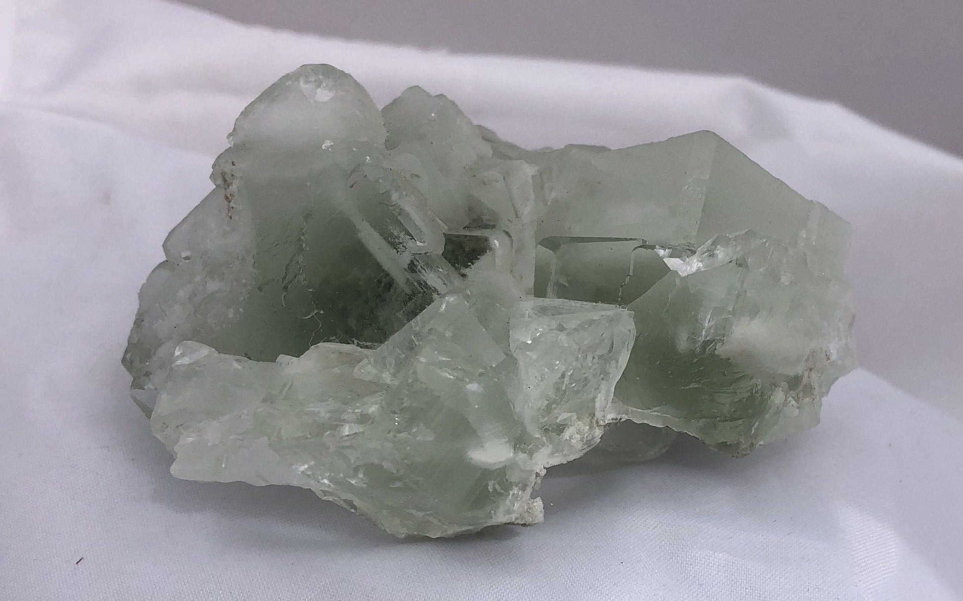 Green Fluorite 2 from the Xianghualing-Xianghuapu Mines, Hunan, China | Of Coins & Crystals