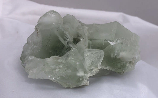Green Fluorite 2 from the Xianghualing-Xianghuapu Mines, Hunan, China | Of Coins & Crystals
