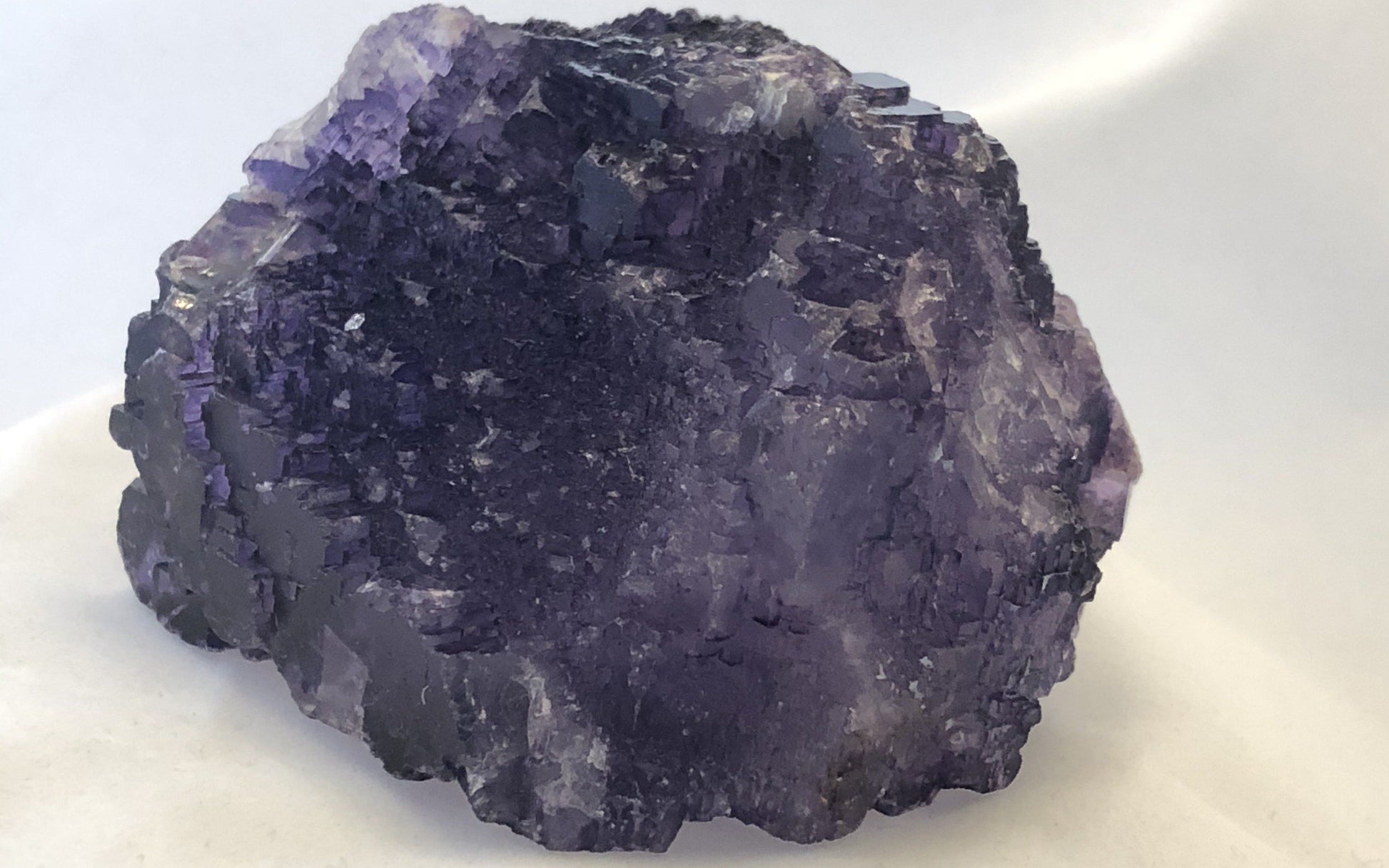 Purple Fluorite - La Viesca Mine, Spain | Of Coins & Crystals