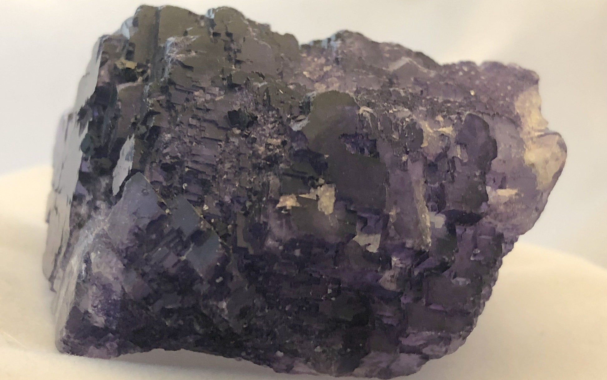 Purple Fluorite - La Viesca Mine, Spain | Of Coins & Crystals