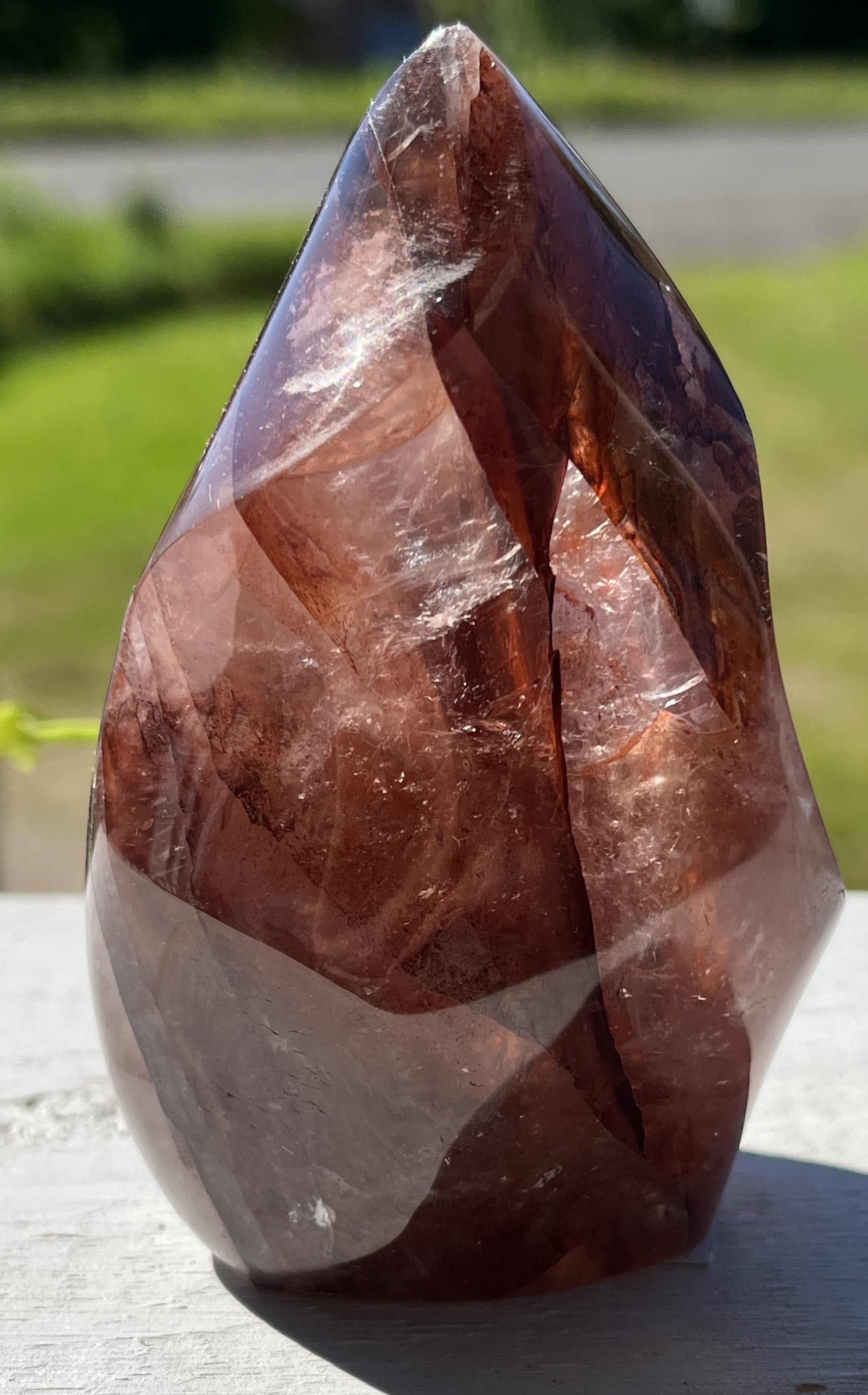 Hematoid Quartz Flame – Of Coins Crystals - Main Image