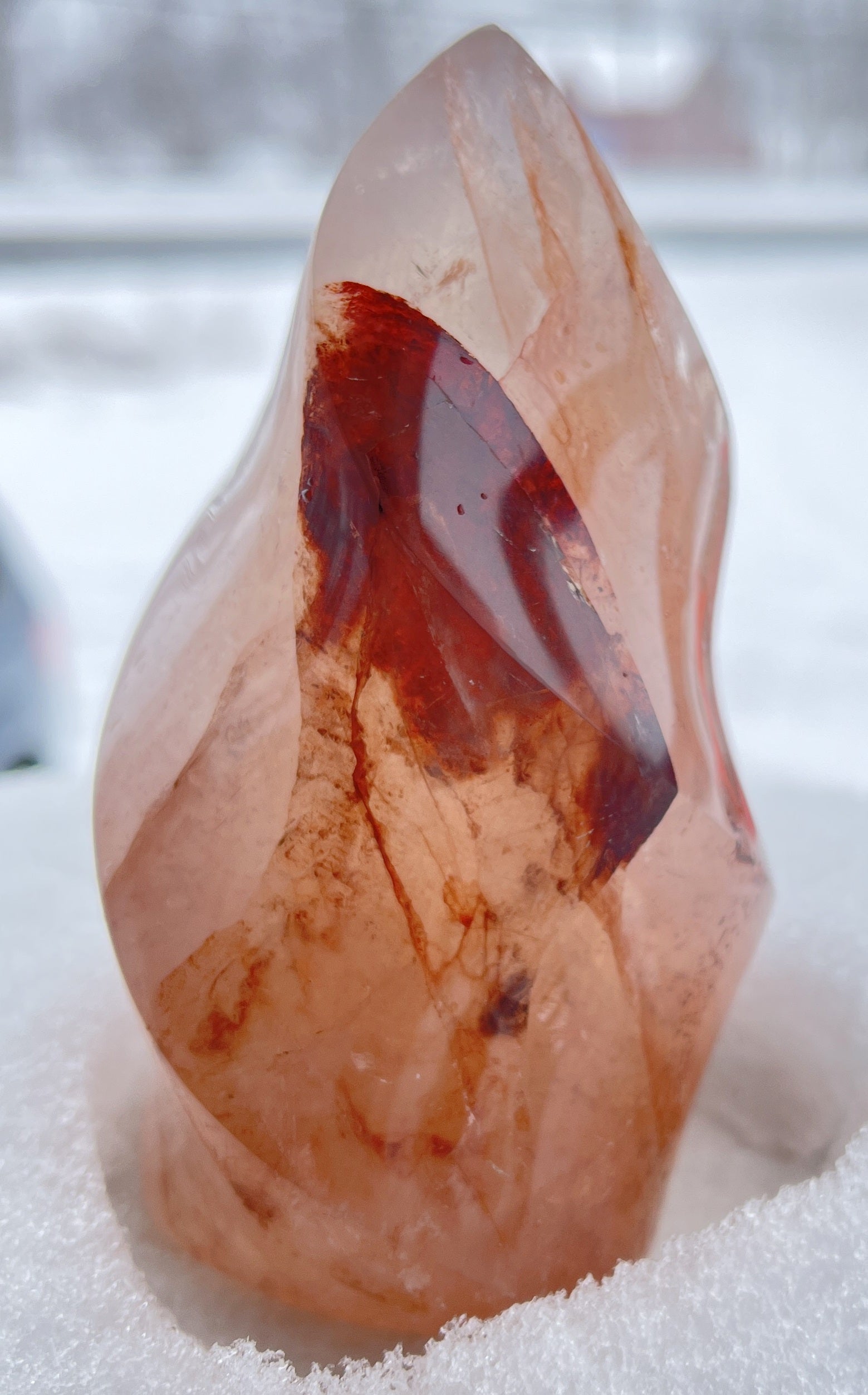 Hematoid Quartz Flame – Of Coins Crystals - Main Image