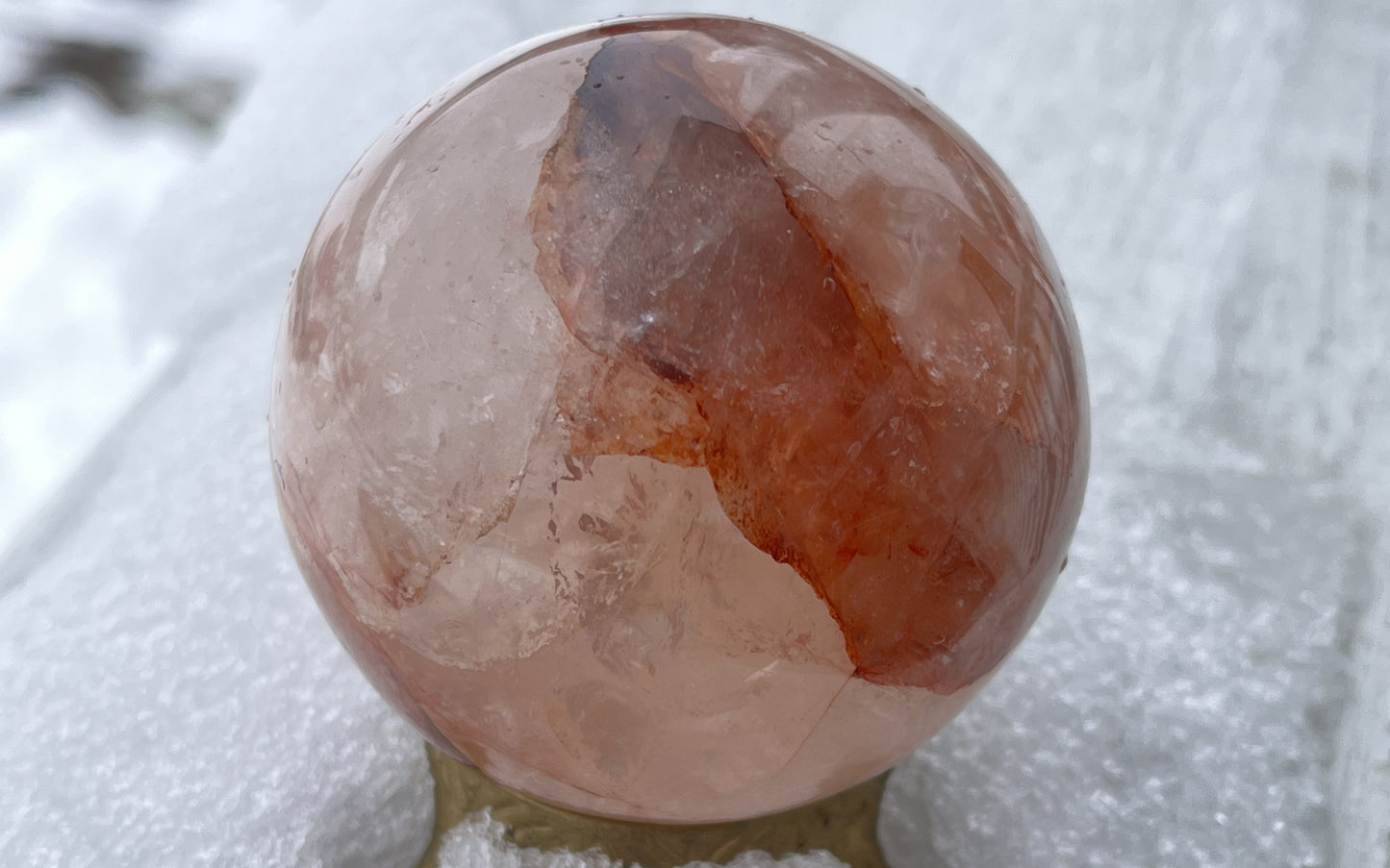 Hematoid Quartz Sphere