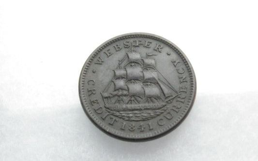 HT-22 Hard Times Token AU-58 | Of Coins & Crystals
