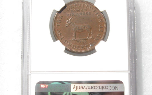 HT-70 Hard Times Token  NGC MS-62 BN | Of Coins & Crystals