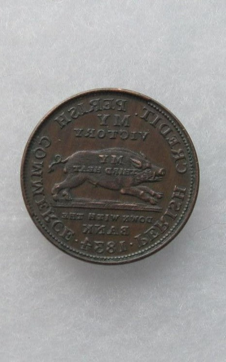 HT-9 Hard Times Token XF-45 | Of Coins & Crystals