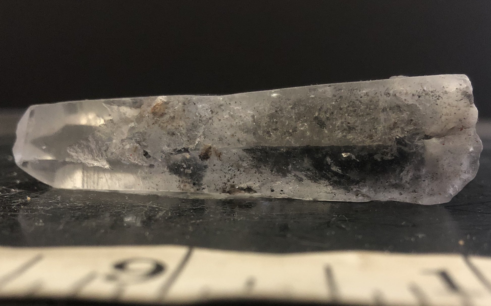 Quartz with Graphite, Sichuan, China | Of Coins & Crystals