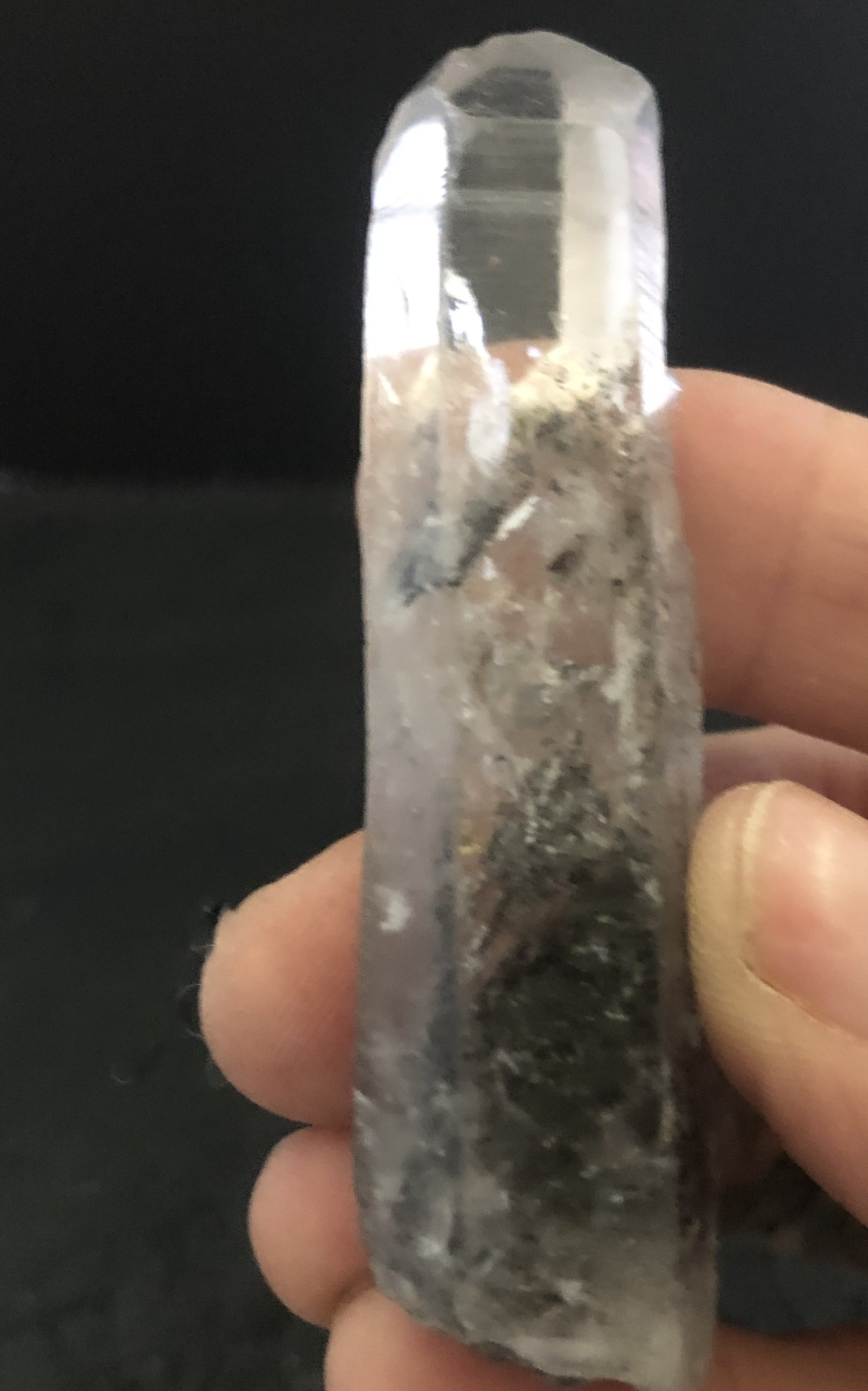 Quartz with Graphite, Sichuan, China | Of Coins & Crystals