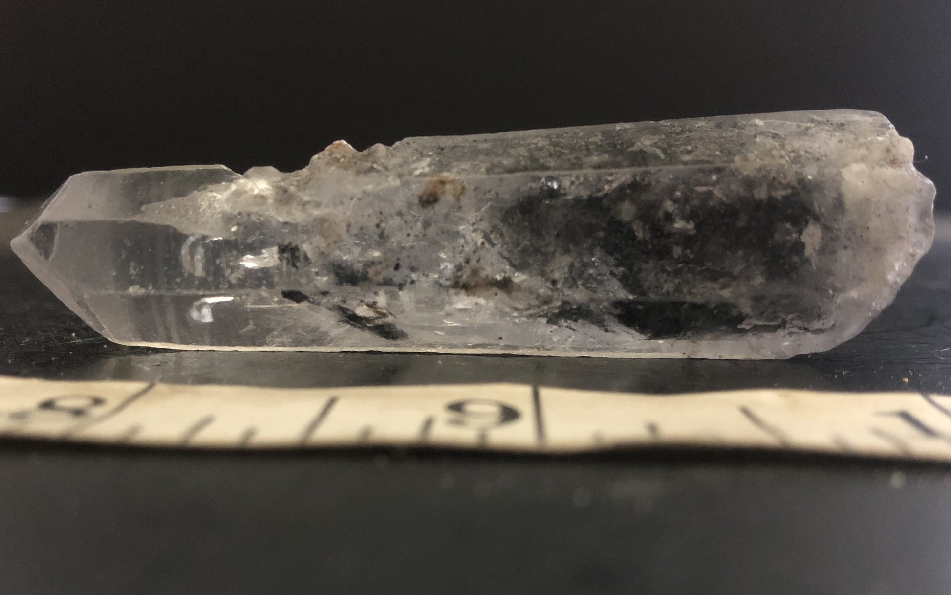 Quartz with Graphite, Sichuan, China | Of Coins & Crystals
