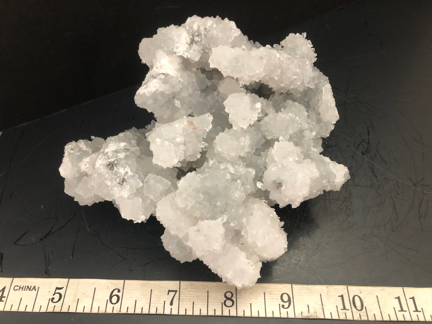 Quartz w/ Apophyllite - India | Of Coins & Crystals
