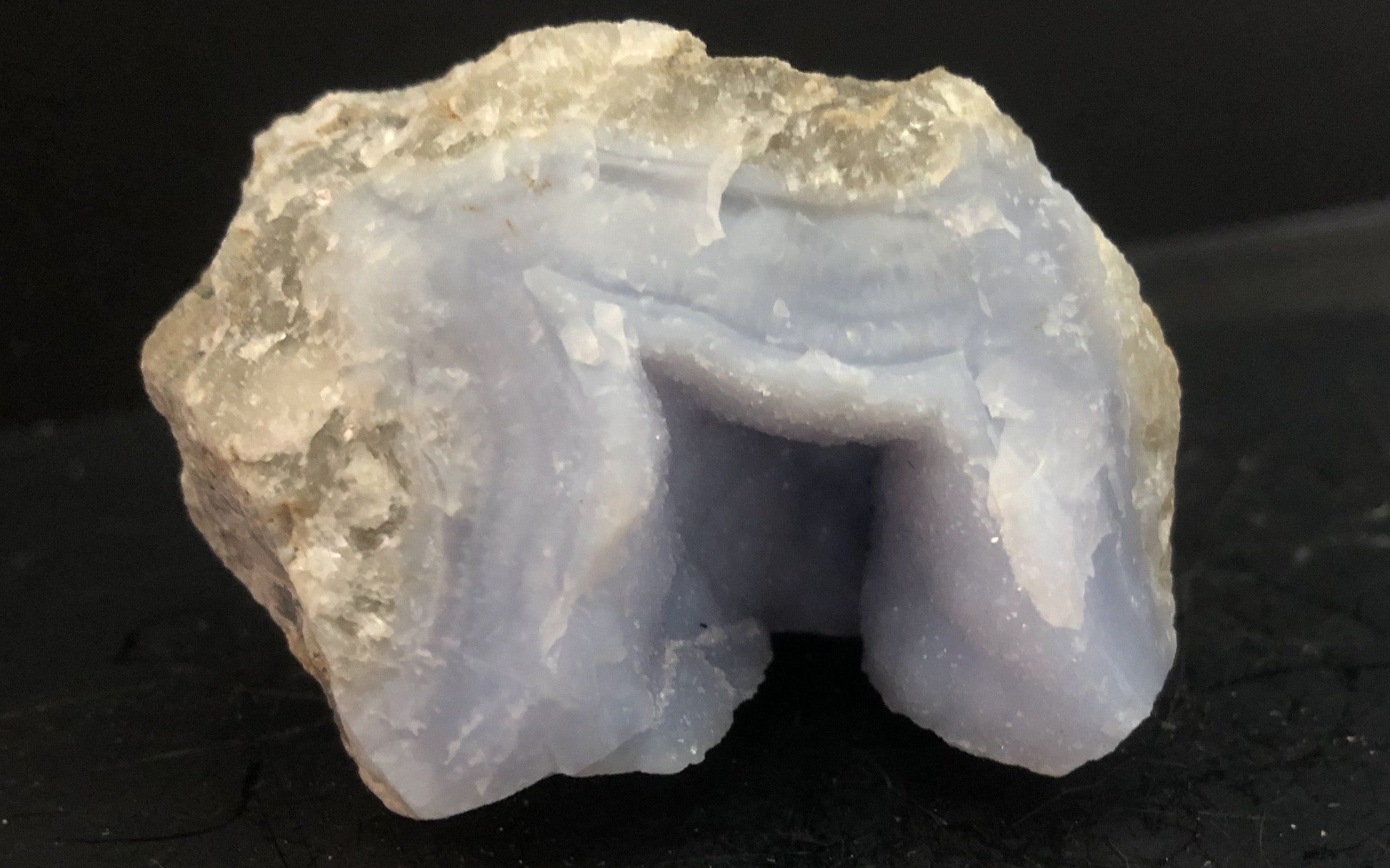 Blue Chalcedony Drusy 29  - Malawi | Of Coins & Crystals