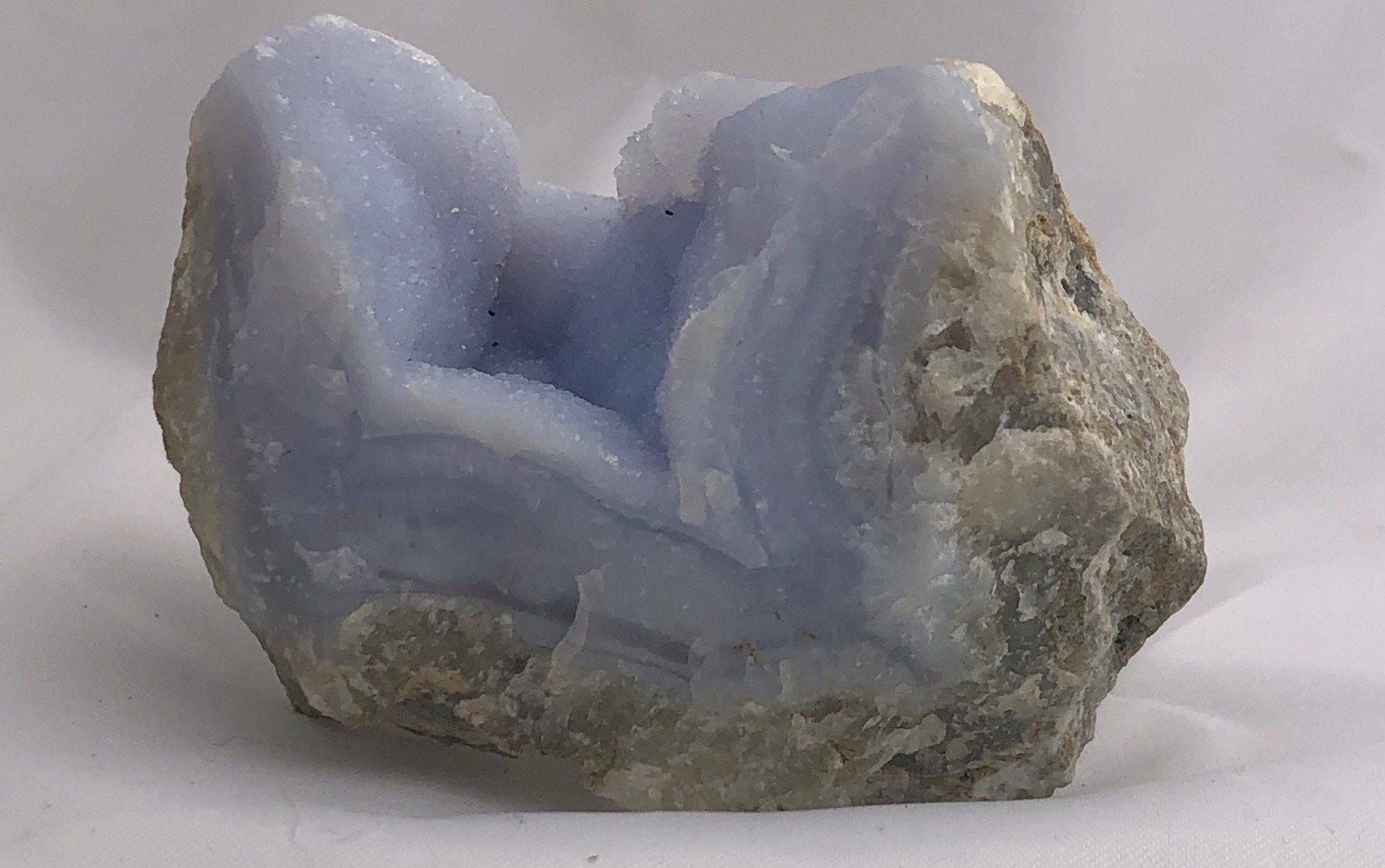 Blue Chalcedony Drusy 29  - Malawi | Of Coins & Crystals