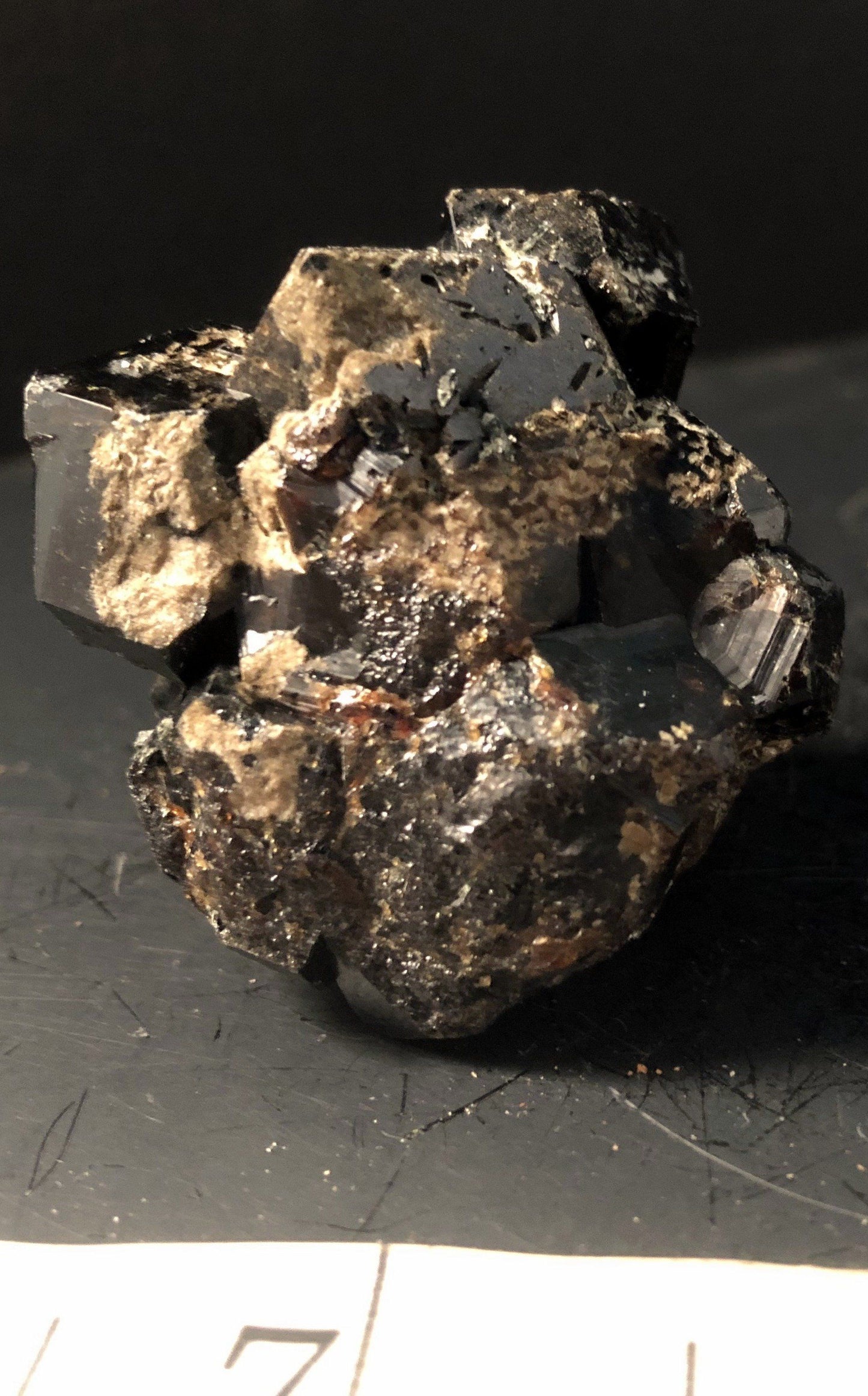 Grossular Garnet Cluster 4 - Kayes region, Mali | Of Coins & Crystals