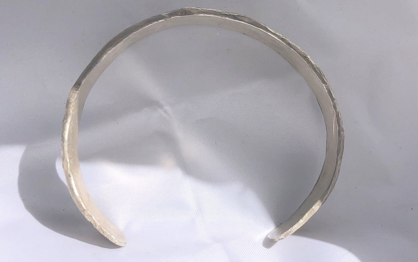 Hand Forged Sterling Silver Bracelet | Of Coins & Crystals
