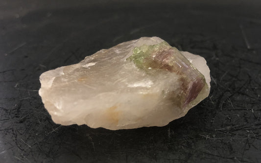 Watermelon Tourmaline in Quartz L | Of Coins & Crystals