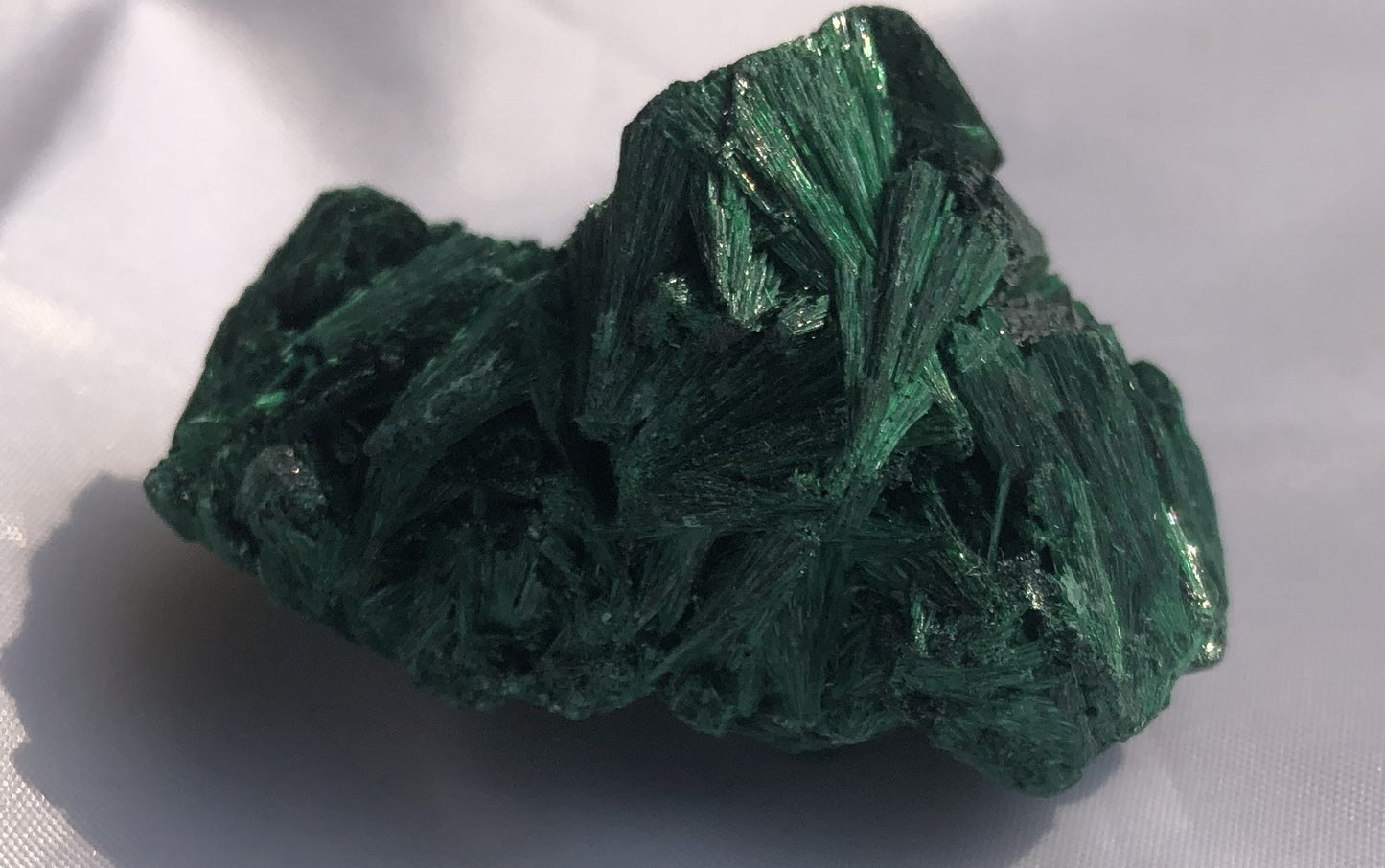 Fibrous Malachite 14 - Congo | Of Coins & Crystals