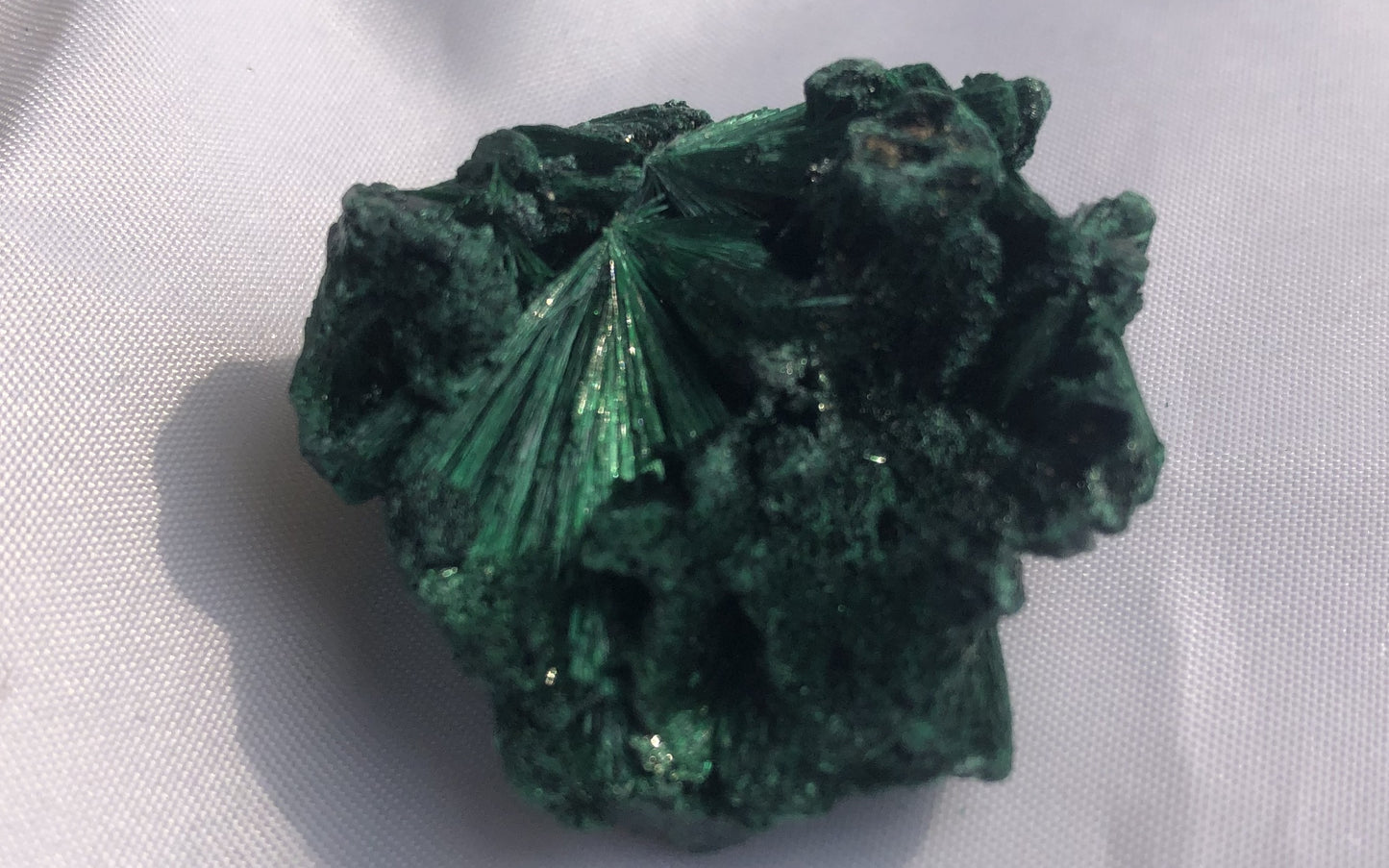Fibrous Malachite 15 - Congo | Of Coins & Crystals