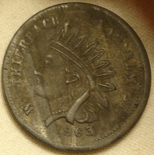 Civil War Store Card NY-630-BX-1z MS-60 | Of Coins & Crystals