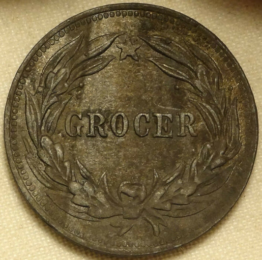 Civil War Store Card NY-630-BX-1z MS-60 | Of Coins & Crystals