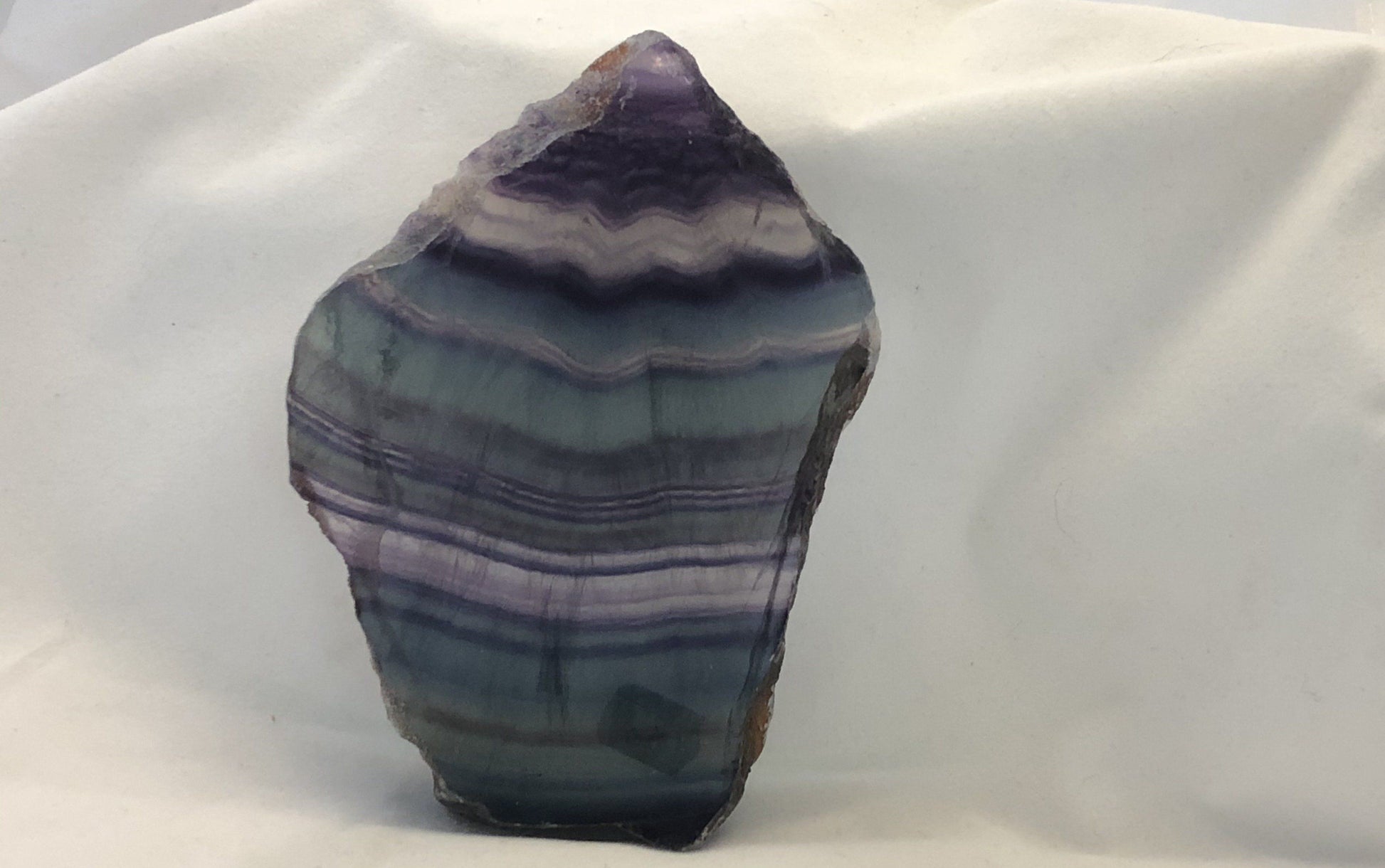 Rainbow Fluorite Slab 3 | Of Coins & Crystals