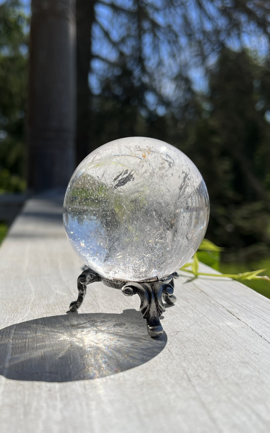 Clear Quartz Sphere 1