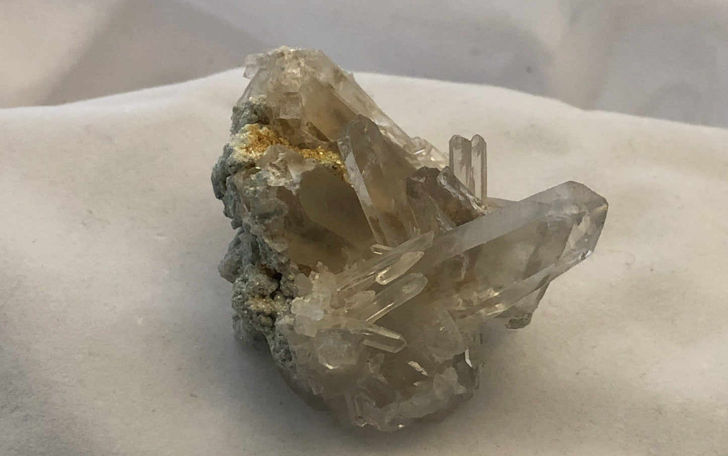 Cookeite in Quartz -  Peru | Of Coins & Crystals