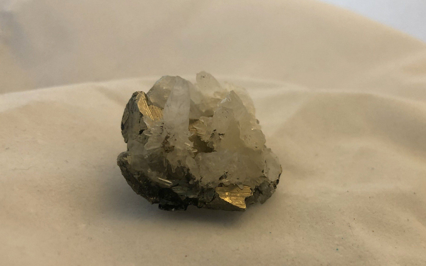 Quartz with Pyrite -  Peru | Of Coins & Crystals