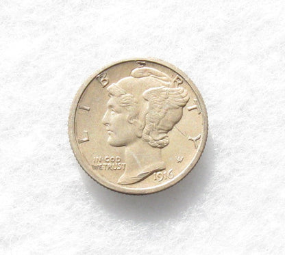 1916S Mercury Dime XF-45