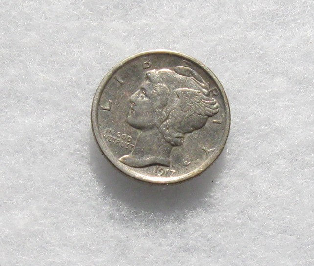 1917D Mercury Dime XF-45