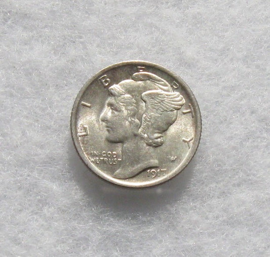 1917 Mercury Dime MS-62 FB