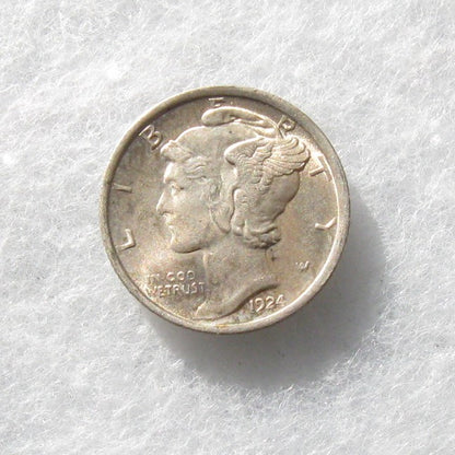 1924 Mercury Dime MS-60