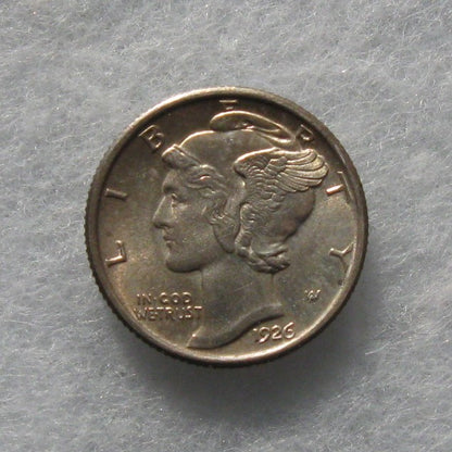 1926 Mercury Dime MS-64