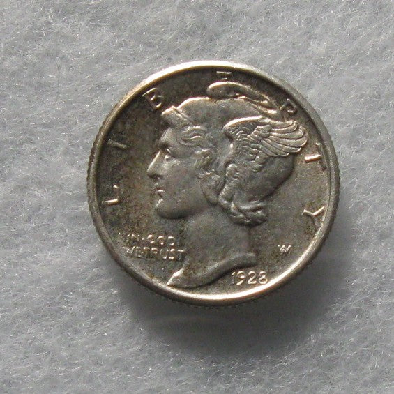 1928 Mercury Dime MS-63FSB