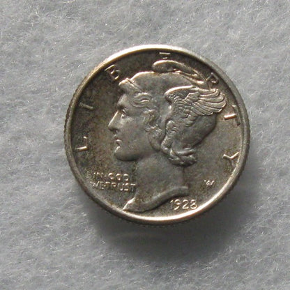 1928 Mercury Dime MS-63FSB