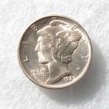 1929D Mercury Dime MS-65 FSB