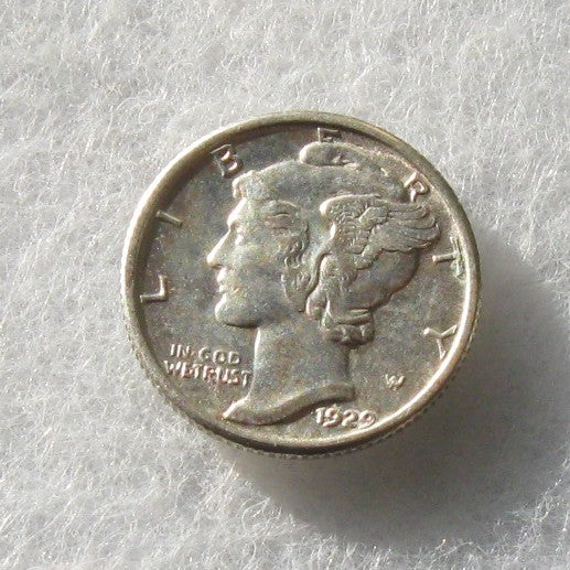 1929 Mercury Dime MS-63 FB