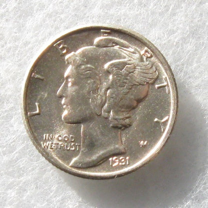 1931S Mercury Dime MS-64