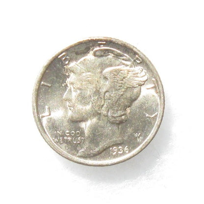 1936 Mercury Dime MS-65