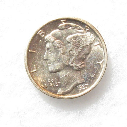 1937S Mercury Dime MS-60