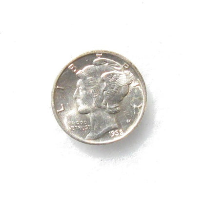 1938D Mercury Dime MS-65FSB