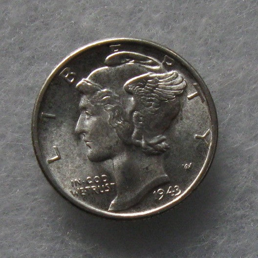 1943S Mercury Dime MS-64