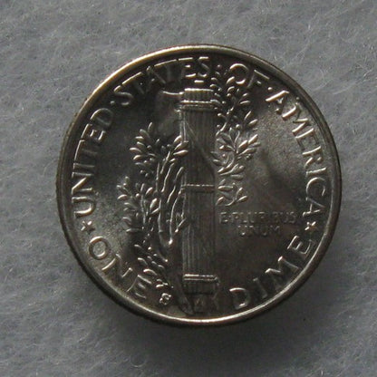 1943S Mercury Dime MS-64
