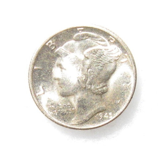 1945D Mercury Dime MS-66FSB