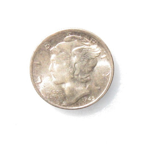 1945S Micro S Mercury Dime MS-63