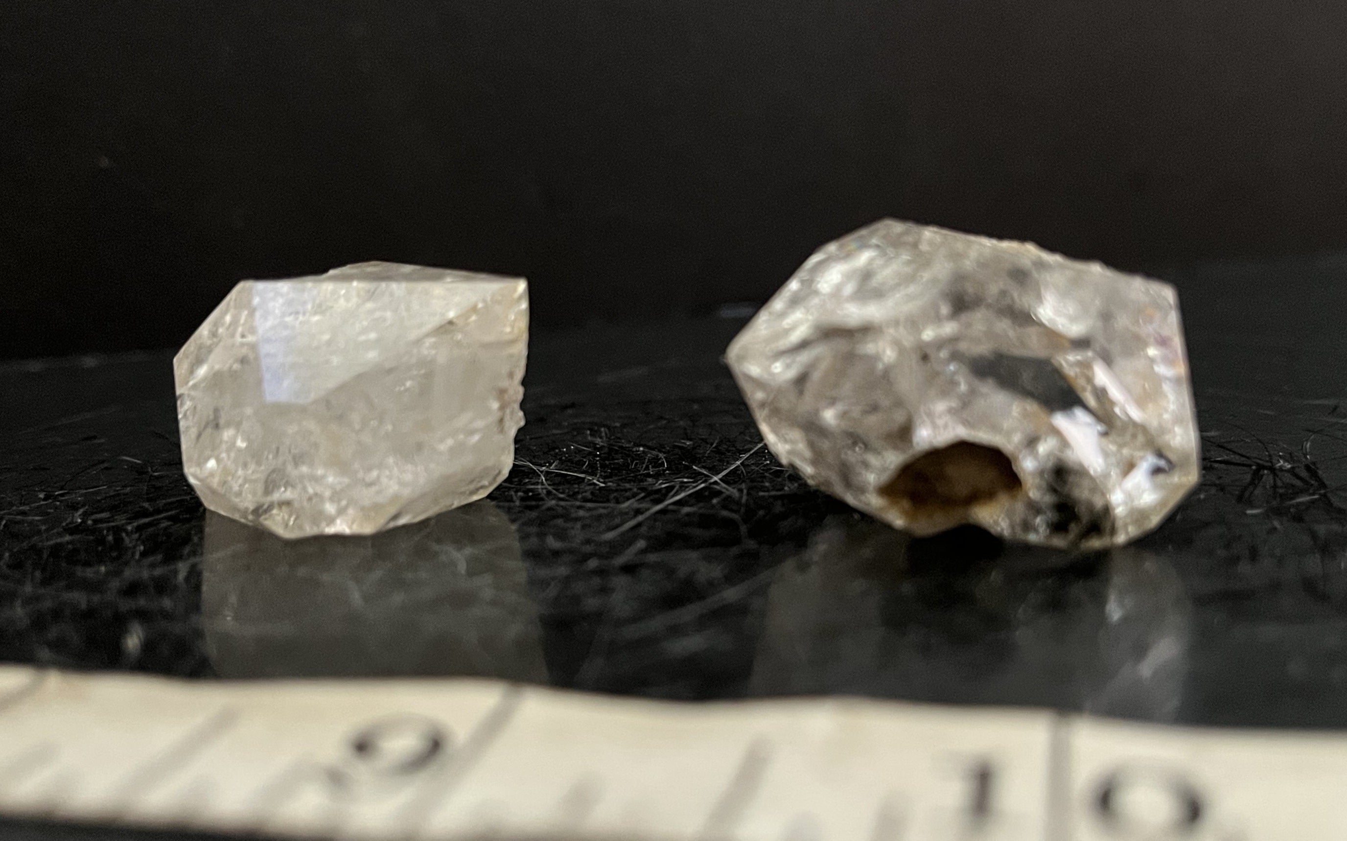 Herkimer Diamonds - self mined in Fonda, New York – Of Coins