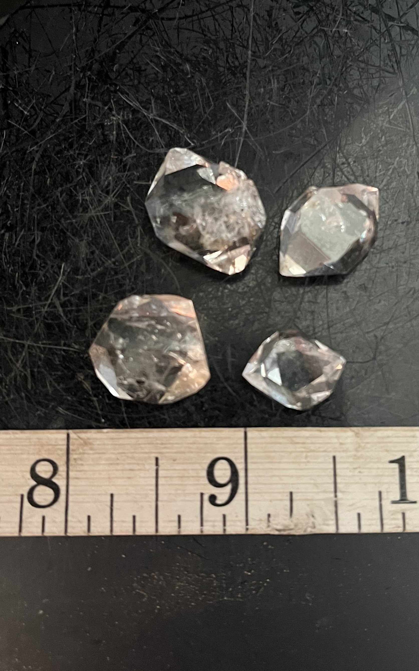 Herkimer Diamonds - self mined in Fonda, New York – Of Coins