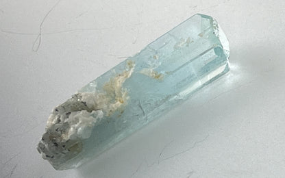 Aquamarine with black tourmaline/schorl 13 - Pakistan