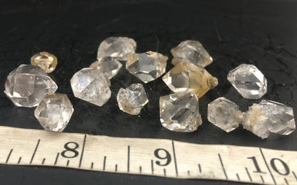Herkimer Diamond Lot Drusy tips | Of Coins & Crystals
